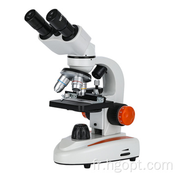 Microscope biologique binoculaire des étudiants binoculaires